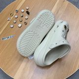 429 - Giày Clog Unisex Crocs Crush Classic Bone - 207521-2Y2