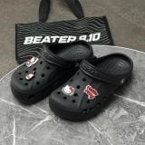 417 - Dép Sandal Clog Unisex Crocs Baya (Trắng / Đen)