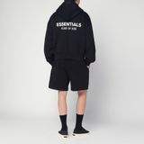 973 - Áo Hoodie Fit Fleece Zip Up Fear of God Essentials Classic 'Jet Black' 2025 - 192AS254780F