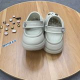 429 - Giày Clog Unisex Crocs Crush Classic Bone - 207521-2Y2