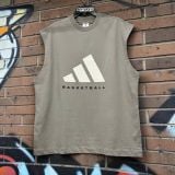 Áo Tank Top Bóng Rổ Adidas Sleeveless Màu Putty Beige - JD6135 - 841