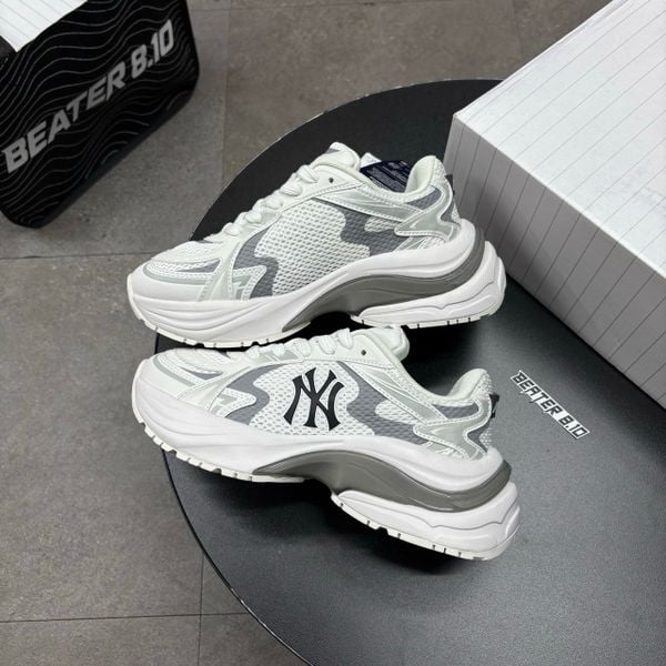 911 - Giày MLB Korea Curve Runner New York Yankees White - 3ARNSPL4N-50WHS