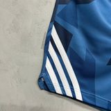 Quần Short Bóng Rổ Adidas 3-STRIPES AOP Dusky Ink -  JZ9672 - 1385