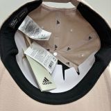 Mũ Nón Adidas Cotton Baseball Cap Wonder Taupe White - IC9696 - 1182
