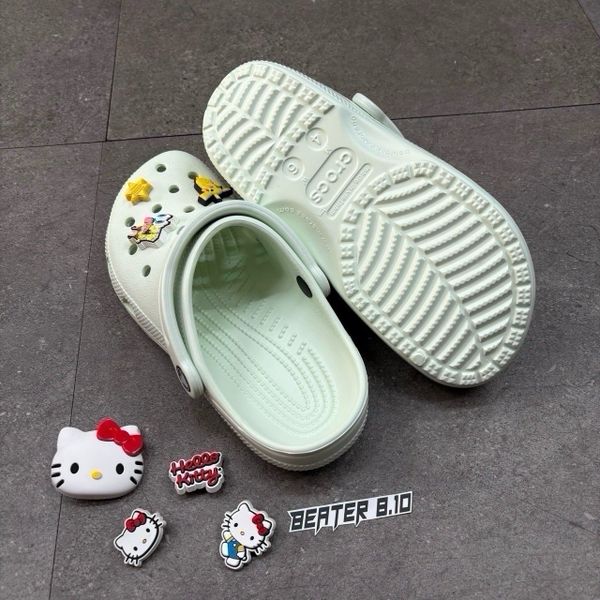 909 - Dép Sandal Clog Unisex Crocs Classic Mint Tint - 10001-3YF