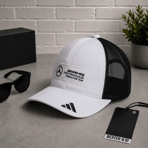 Nón Mũ Adidas Mercedes Amg Petronas Formula One Team Snapback Logo Trucker Cap - JX6451