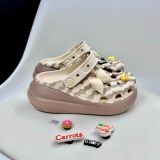 Giày Clog Unisex Crocs Crush Easy Chic - Latte - 211974-2Q9 - 1138