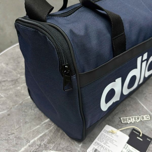 Túi Adidas Duffel Linear Essentials Navy Cỡ Nhỏ - HR5346 - 1377