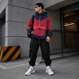 Áo Hoodie Under Armour Rush Woven 1/2 Zip Anorak Jacket 'Red Grey' - 1377183-044 - 1277