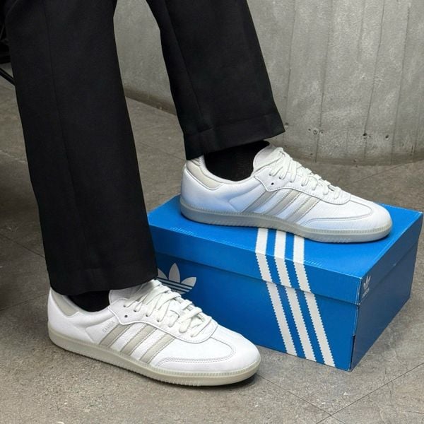 886 - Giày Adidas Samba OG Cloud White  - JI3206