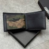 1019 - Ví Coach Nam 3 In 1 Wallet Canvas With Leather Wallet Dark Green - C6787