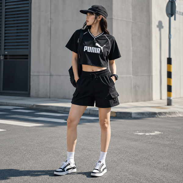 Áo Thun PUMA Essentials Relaxed Cropped - 688114-01 - 1411