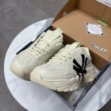 02 - Giày MLB Bigball Chunky NY Beige NewYork Yankees fullbox - 3ASHC101N-50BGS