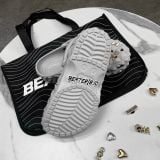 419 - Dép Sandal Clog Unisex Crocs Classic Geometric (Black/ White/ Grey/ Brown/ Beige)