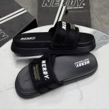 338 - Dép Nerdy Fabric Handle ‘Black’ - PNEU21AEO10106