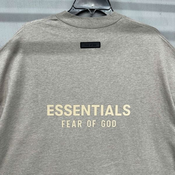 Áo Thun Fear of God Essentials FW23 V-Neck Core Heather - 125BT234114F - 479