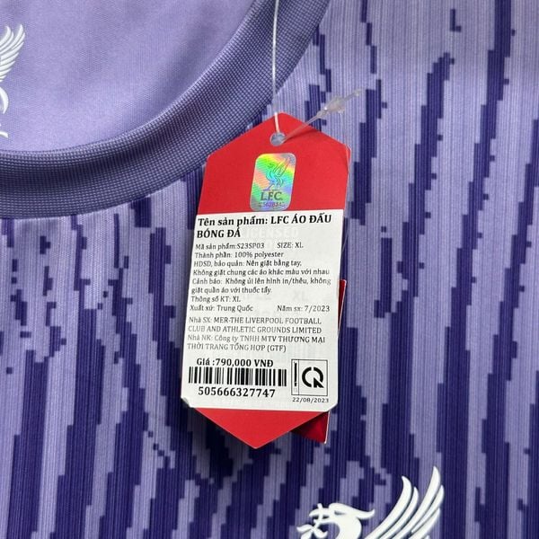 Áo Bóng Đá Liverpool FC Supporter 2023/2024 Sân Khách - S23SP03 - 1430