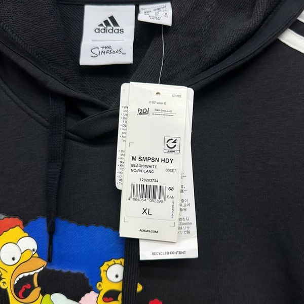 Áo Hoodie Adidas The Simpsons Family Graphic Black - GS6317 - 1467