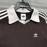 Áo Polo Adidas Waffle Dark Brown  - KB5462 - 1406