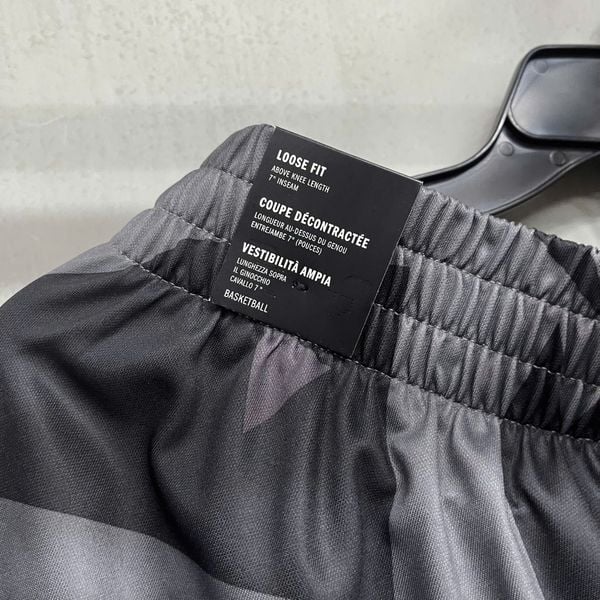 Quần Short Bóng Rổ Adidas 3-STRIPES AOP Grey Four - JZ7940 - 1384
