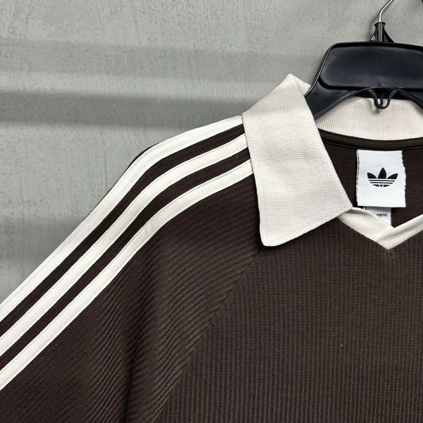 Áo Polo Adidas Waffle Dark Brown  - KB5462 - 1406