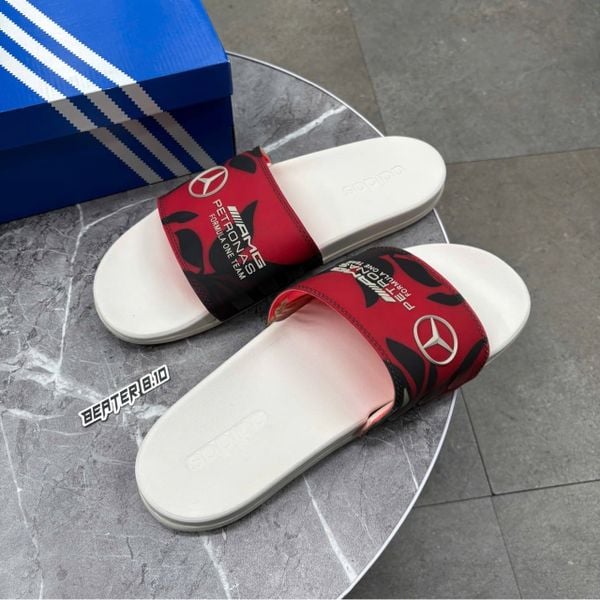 Dép Adidas Adilette Comfort Mercedes Amg Petronas Formular One Team - Đỏ  -“JQ1937” - 1091