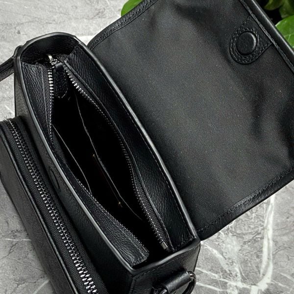 955 - Túi Coach Sullivan Flap Crossbody Bag ‘Black’ - CZ396-QBMI5