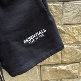 898 - Quần Fear Of God Essentials Sweat Shorts Jet Black SS25 - 160AS252000F