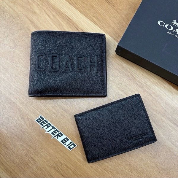 906 - Ví Coach Nam 3‑In‑1 Wallet With Coach Graphic – CZ501