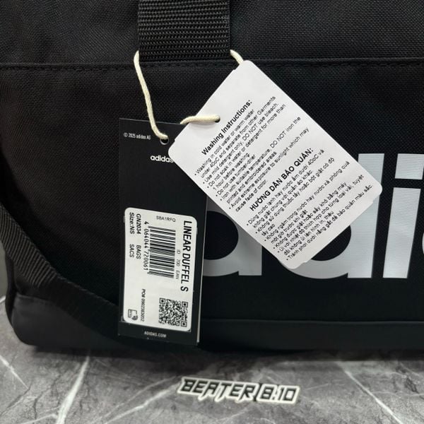 Túi Adidas Duffel Logo Essentials Black Cỡ Nhỏ - GN2034 - 1368