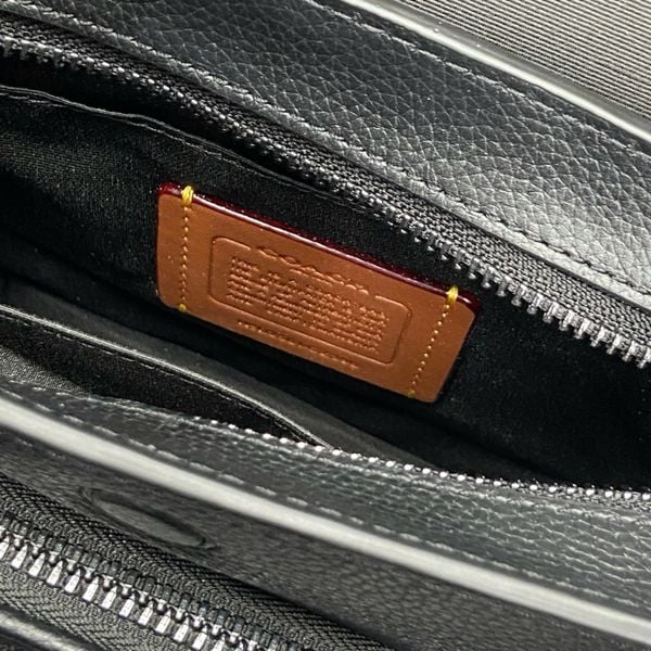 955 - Túi Coach Sullivan Flap Crossbody Bag ‘Black’ - CZ396-QBMI5