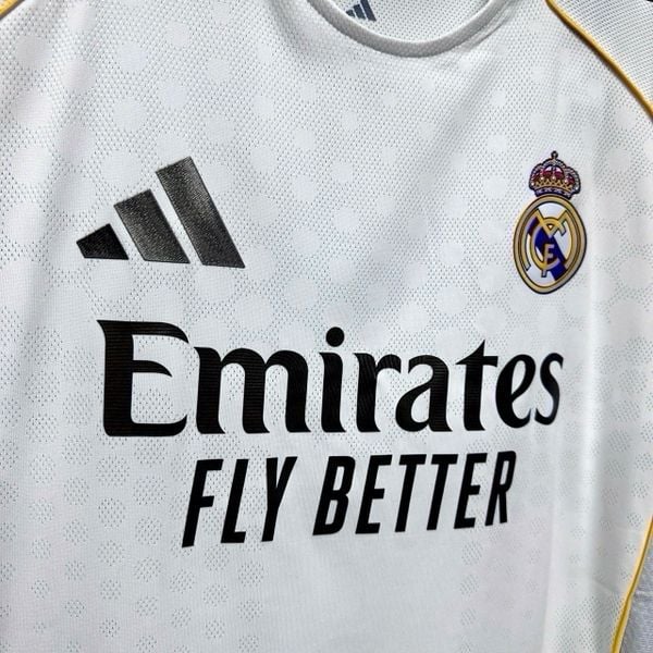 Áo bóng đá Adidas Đấu Sân Nhà Real Madrid 25/26 Phiên Bản Authentic White - JV5918 - 1235