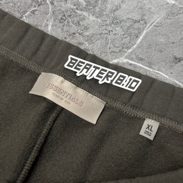 144 - Quần Short Fear Of God Essentials Off - Black 2022