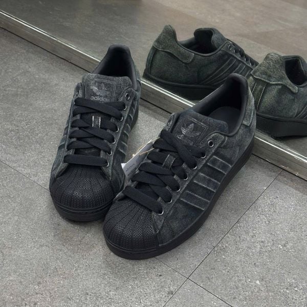 Giày Adidas Superstar 82 Washed Denim 'Black’ - JQ3240 - 1166