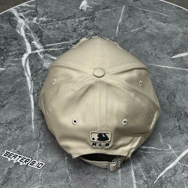 425 - Mũ Nón MLB Gothic Address Structure New York Yankees Beige - 3ACPKP02N-50BGS