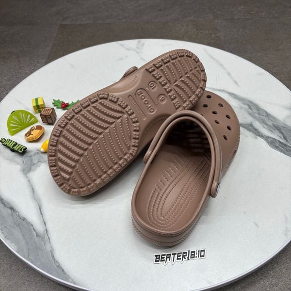 863 - Dép Sandal Clog Unisex Crocs Classic - Cork