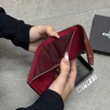 1020 - Ví Coach Nữ Gập 3 Wyn Colorblock Signature Canvast - C2329