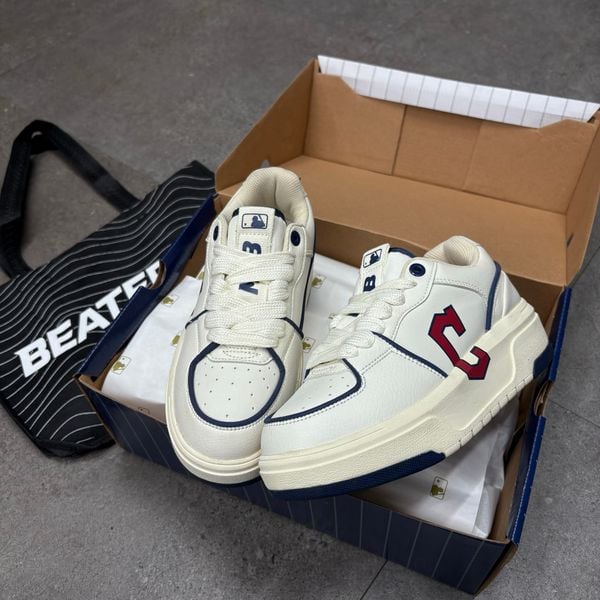 424 - Giày MLB Chunky Liner Basic Cleveland Guardians Red - 3ASXCLB3N-45RDS