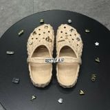 419 - Dép Sandal Clog Unisex Crocs Classic Geometric (Black/ White/ Grey/ Brown/ Beige)