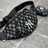 498 - Túi Bao Tử MLB Monogram Hip Sack New York Yankees 3AHSM012N-50BKS