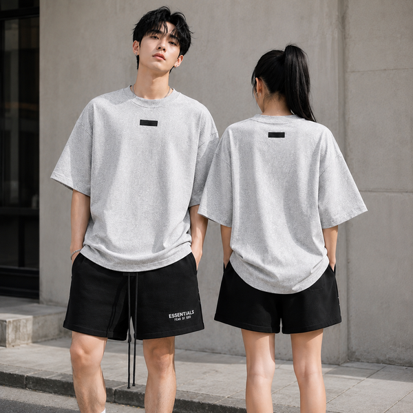 Áo Fear Of God Essentials 'Light Heather' SS24 -125SP244196F- 730