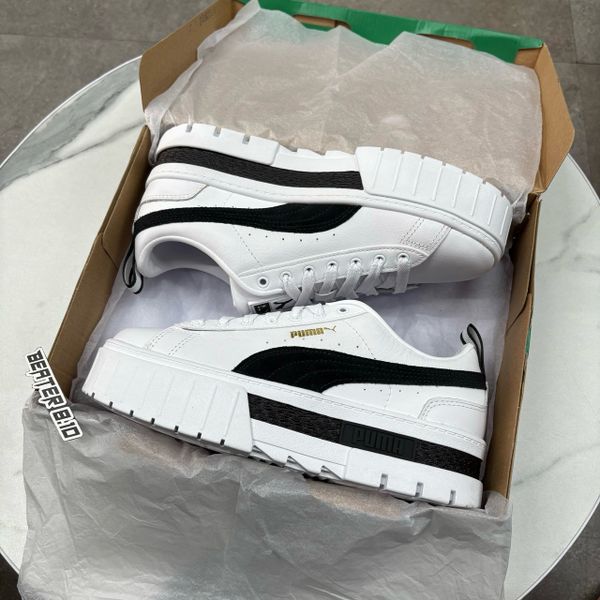 Giày Puma Mayze White Black - 381983-01- 1367