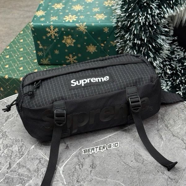 964 - Túi Supreme Waist Bag Black Season 2024 - SS24B15