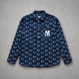 Áo Sơ Mi MLB Denim Cube Monogram Deep Navy Blue - 3ADRM0734-50NYD - 1345