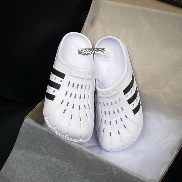 985 - Dép Sục Adidas Adilette Clogs ‘Cloud White’ - FY8970