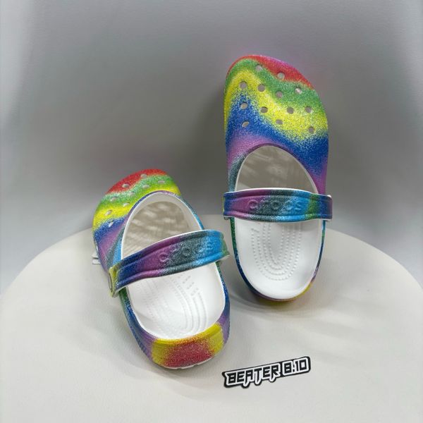 Dép Crocs Multi Spray Dye Comfort Clogs - 208054-94S - 1249