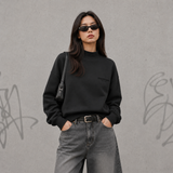 Áo Sweater Fear Of God Essentials Crewnek Black 2022 - 192SU224430F - 140