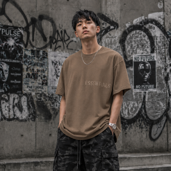 Áo Thun Fear Of God Essentials Wood 2022 - 125SU222004F - 146