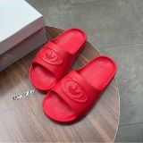 917 - Dép Adidas Adilette Trefoil Badge Slide Green - Red