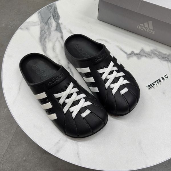 380 - Dép Sục Adidas Adilette Clogs Core Black - GZ5886